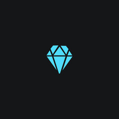 logo diamon economi luxury templet vector