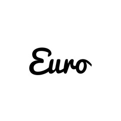 ''Euro'' Lettering