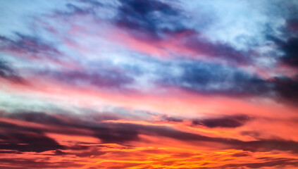 Obraz premium Fiery Sunset 