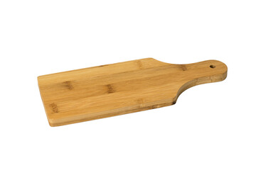 Classic cutting Board isolated on a white background.