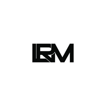 lrm letter original monogram logo design