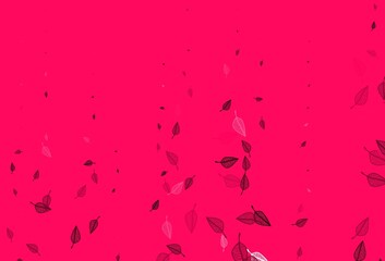 Light Red vector doodle texture.