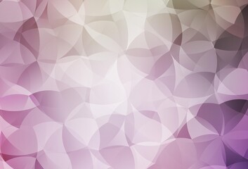 Light Pink, Green vector low poly texture.