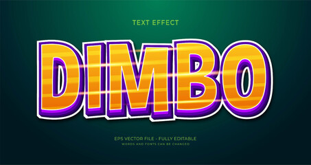 editable cartoon text effect