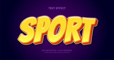 Fototapeta premium sport text effect