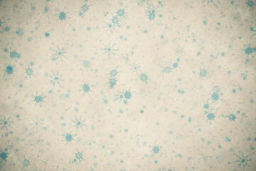 snowflakes on paper texture