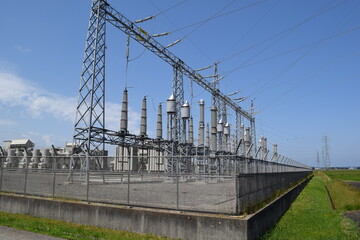 屋外変電設備