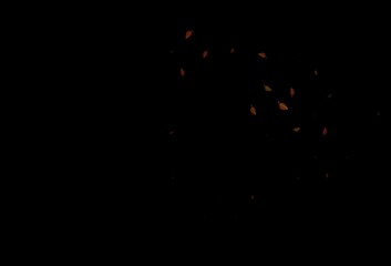 Dark Orange vector doodle cover.