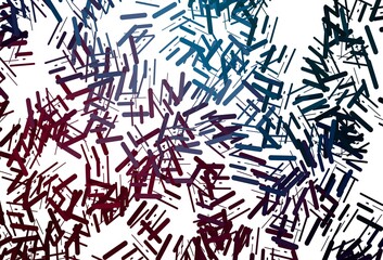 Dark red vector background with straight lines.