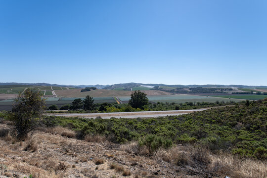 Agriculture Fields Near Guadalupe, California.