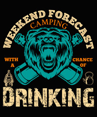 Collection of vintage  typography graphics with mountains and eagle. Vintage print for slogan tee shirt. Grunge t-shirt print. Vector illustration.