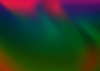 Dark Multicolor, Rainbow vector blurred bright pattern.