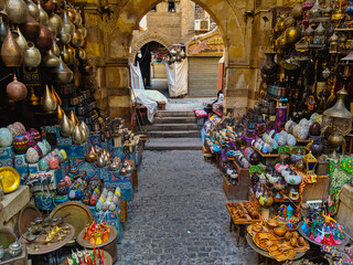 Egyptian market street