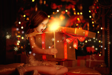 opening a gift