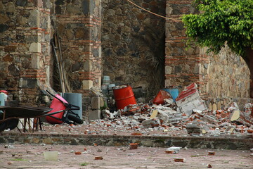 Iglesia después del sismo