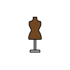 mannequin line icon. Signs and symbols can be used for web, logo, mobile app, UI, UX