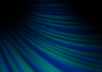 Dark BLUE vector pattern with liquid shapes.