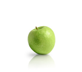 green apple isolate on white background