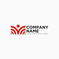 Abstract logo design for business company