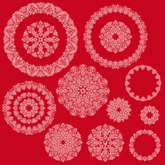 Beautiful bandana ornament design seamless pattern,