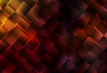 Dark Red vector backdrop with rhombus.