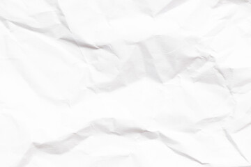 Obraz premium Grunge wrinkled white color paper textured background