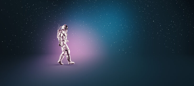 Astronaut walking