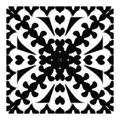 Black and White seamless pattern