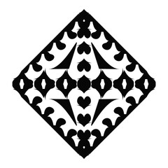 Black and White seamless pattern