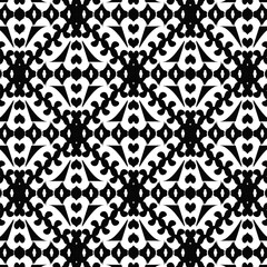Black and White seamless pattern
