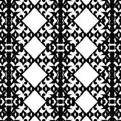 Black and White seamless pattern