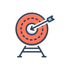 Color illustration icon for exactly
