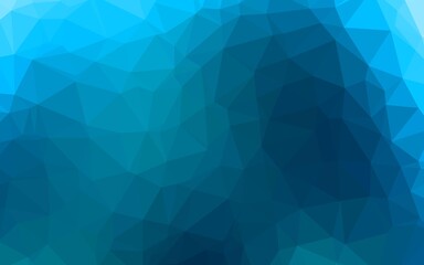 Light BLUE vector polygonal pattern.