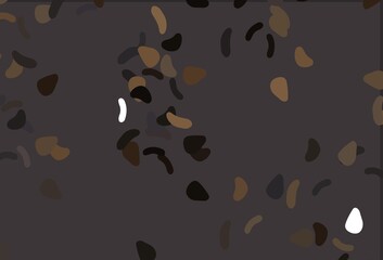 Light Black vector background with abstract forms.