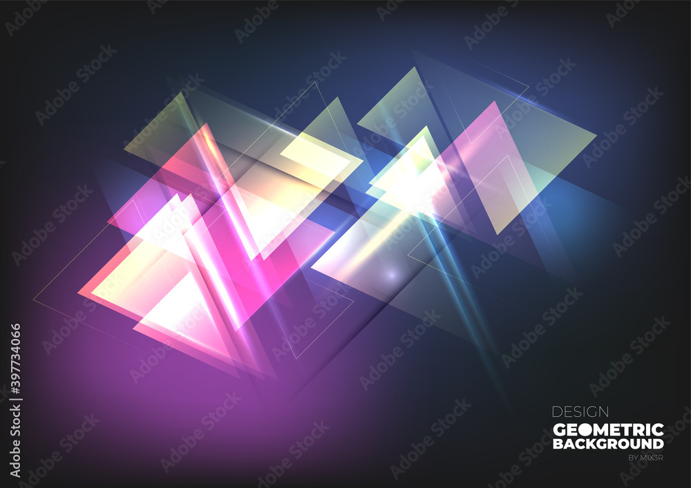 Aufkleber technology background color vector for web and design