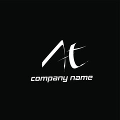 At handwritten logo for identity