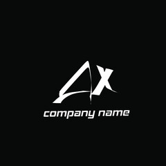 Ax handwritten logo for identity