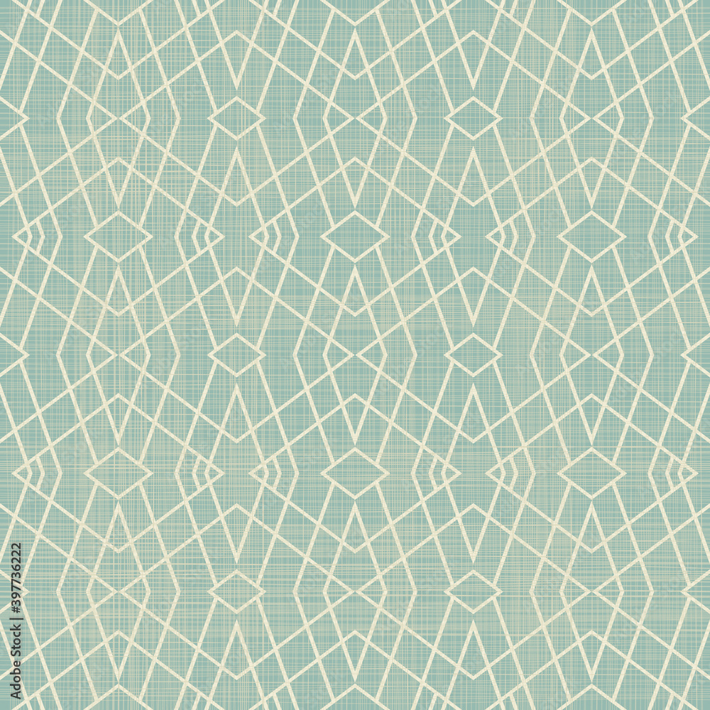 Aufkleber seamless stylish geometric pattern. classic art deco seamless pattern on texture background. abstrac