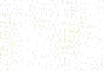 Light Green, Yellow vector layout with rectangles, squares.