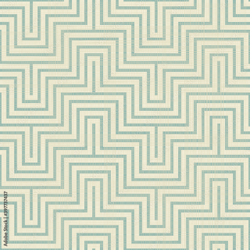 Aufkleber Seamless stylish geometric pattern. Classic Art Deco seamless pattern on texture background. Abstract Vintage retro vector Islamic wallpaper. Lattice graphic design. Vector modern tiles pattern.