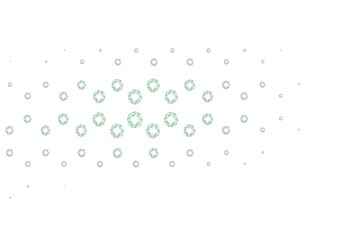 Light green vector pattern with spheres.