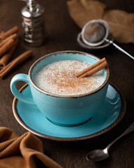 Turkish traditional hot drink salep