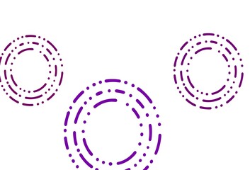 Light purple vector pattern with spheres.