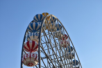 Ferris wheel in an amusement park in Thailand