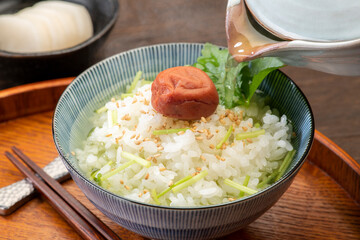梅茶漬け
