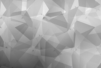 Light Gray vector template with chaotic poly shapes.