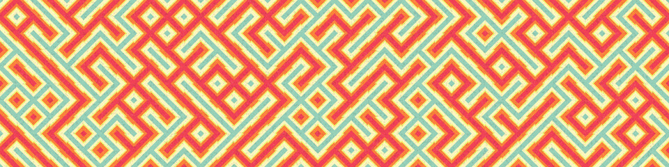 Abstract Geometric Pattern generative computational art illustration