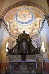 Fototapeta premium Choeur baroque de l'église de Carcheto en Corse