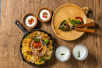 インド料理　ビリヤニ　Biryani is a typical Indian mixed rice