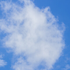 blue sky with white clouds